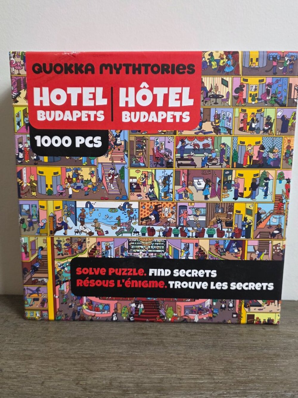 Hotel Budapets - 1000 Piece Jigsaw Puzzle by Quokka Mythtories